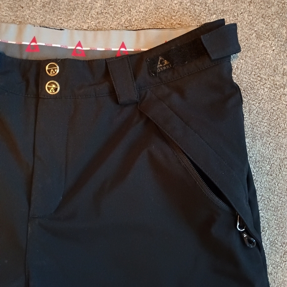 Gerry Women's Fleece-lined Black Snow Pants Size Large Ski Winter - Picture 2 of 7